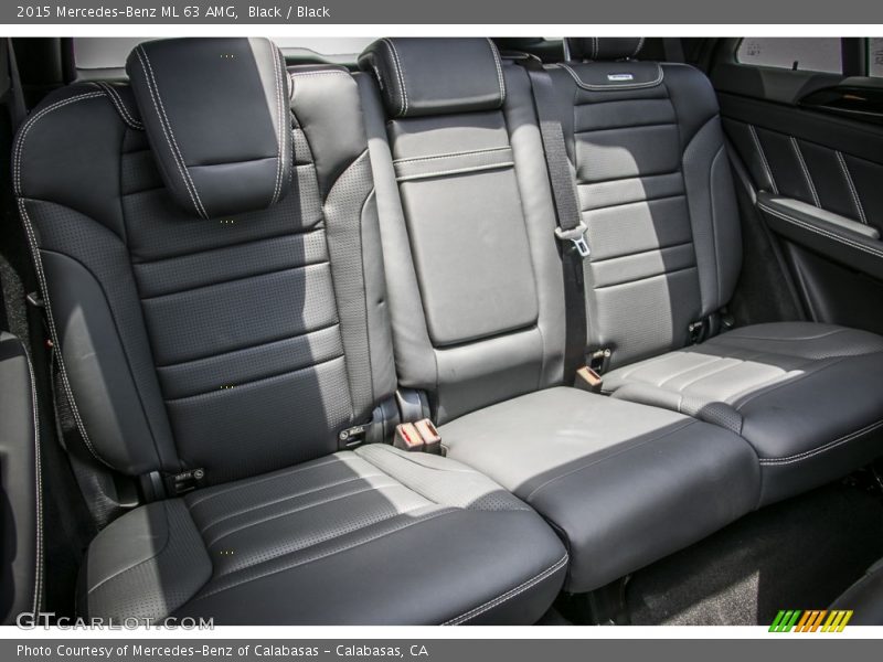 Rear Seat of 2015 ML 63 AMG