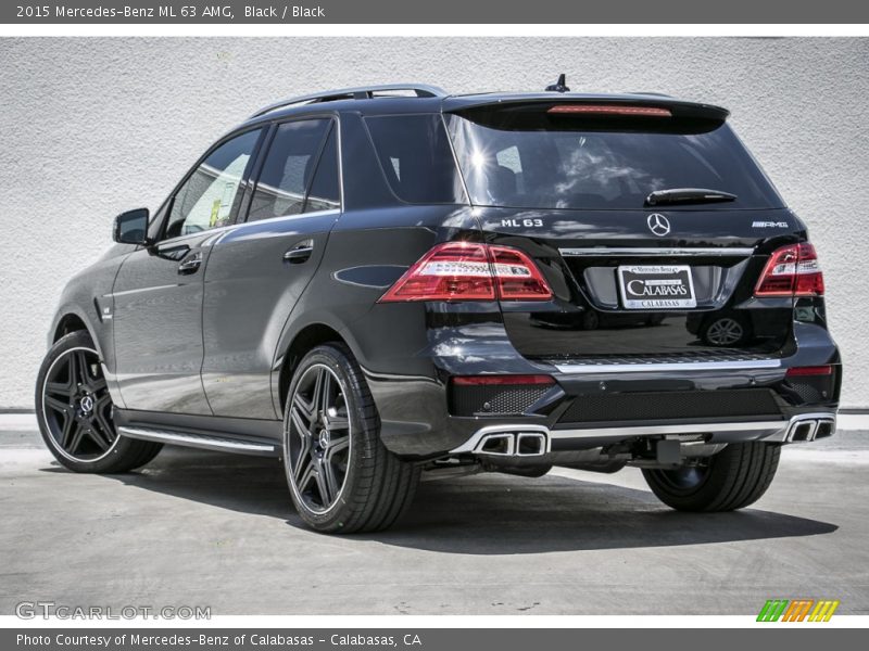 Black / Black 2015 Mercedes-Benz ML 63 AMG