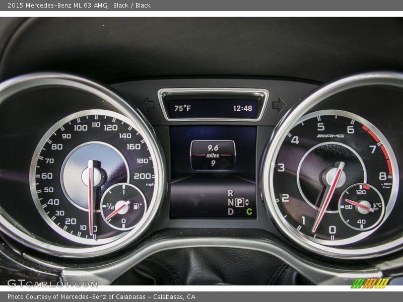  2015 ML 63 AMG 63 AMG Gauges