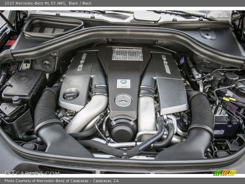  2015 ML 63 AMG Engine - 5.5 Liter AMG biturbo DOHC 32-Valve VVT V8
