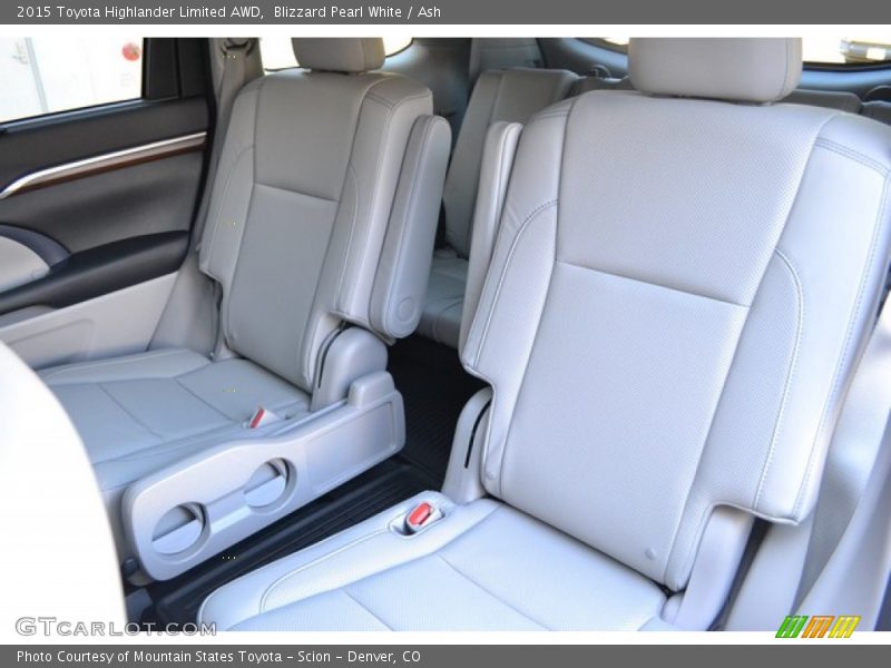 Blizzard Pearl White / Ash 2015 Toyota Highlander Limited AWD