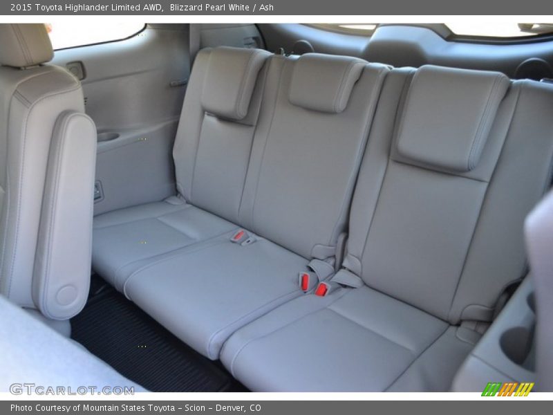 Blizzard Pearl White / Ash 2015 Toyota Highlander Limited AWD