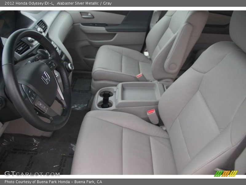 Alabaster Silver Metallic / Gray 2012 Honda Odyssey EX-L