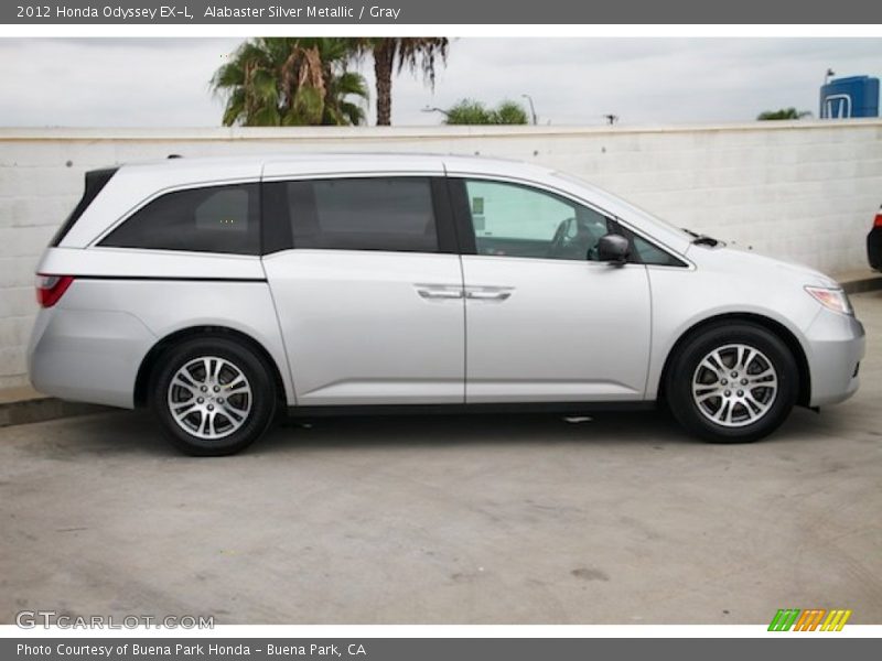 Alabaster Silver Metallic / Gray 2012 Honda Odyssey EX-L