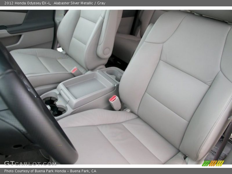 Alabaster Silver Metallic / Gray 2012 Honda Odyssey EX-L