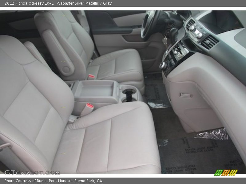 Alabaster Silver Metallic / Gray 2012 Honda Odyssey EX-L