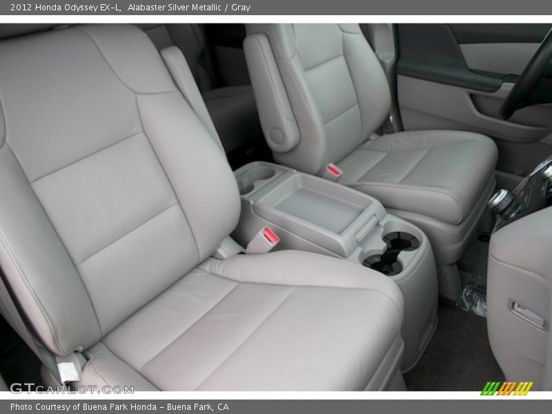 Alabaster Silver Metallic / Gray 2012 Honda Odyssey EX-L