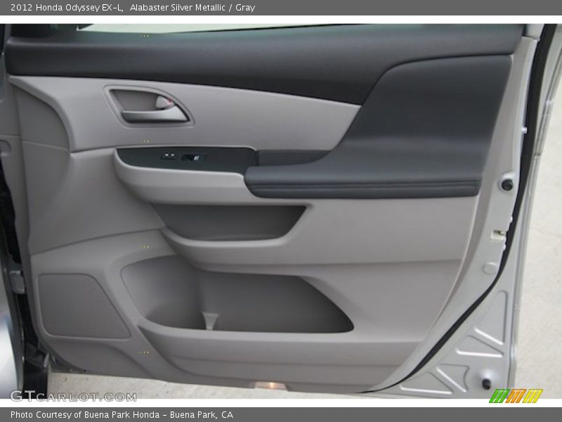 Alabaster Silver Metallic / Gray 2012 Honda Odyssey EX-L