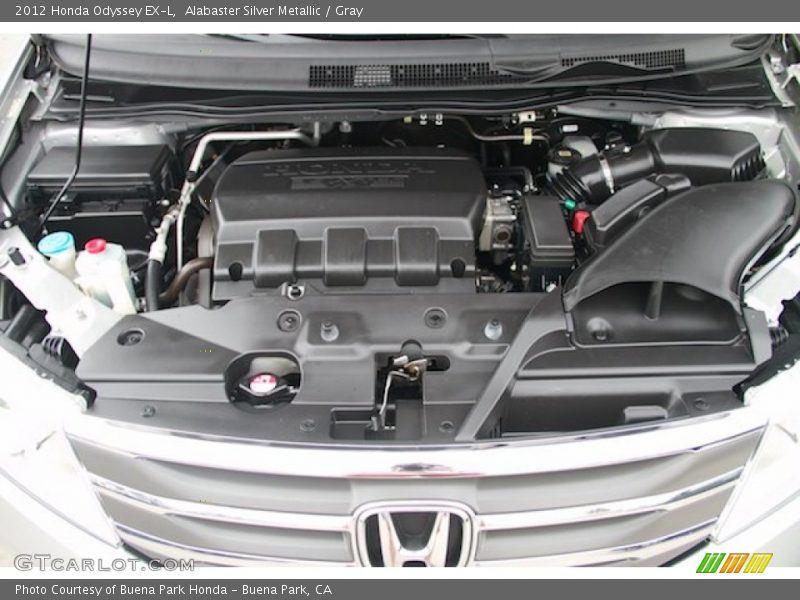 Alabaster Silver Metallic / Gray 2012 Honda Odyssey EX-L