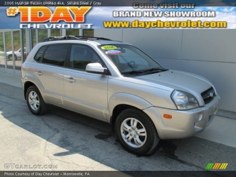Sahara Silver / Gray 2006 Hyundai Tucson Limited 4x4
