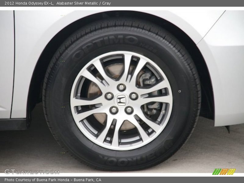 Alabaster Silver Metallic / Gray 2012 Honda Odyssey EX-L