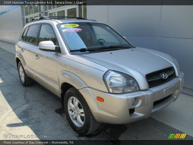 Sahara Silver / Gray 2006 Hyundai Tucson Limited 4x4