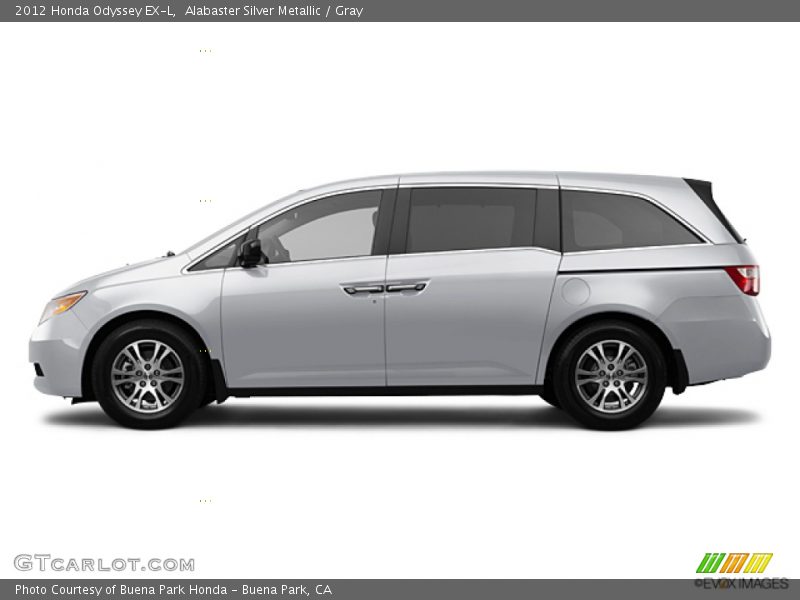 Alabaster Silver Metallic / Gray 2012 Honda Odyssey EX-L