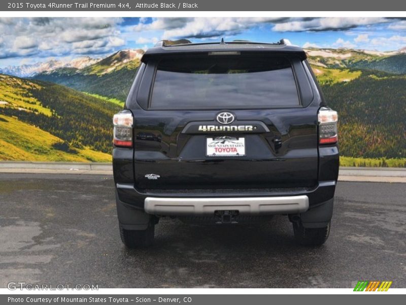 Attitude Black / Black 2015 Toyota 4Runner Trail Premium 4x4