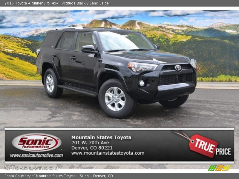 Attitude Black / Sand Beige 2015 Toyota 4Runner SR5 4x4