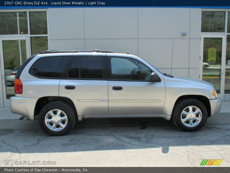 Liquid Silver Metallic / Light Gray 2007 GMC Envoy SLE 4x4