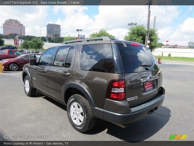 Dark Stone Metallic / Camel 2007 Ford Explorer XLT