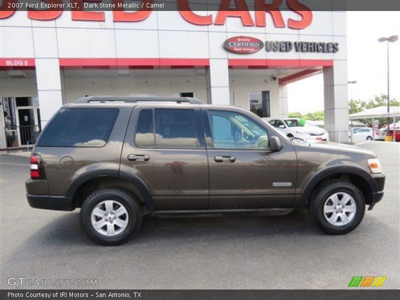 Dark Stone Metallic / Camel 2007 Ford Explorer XLT