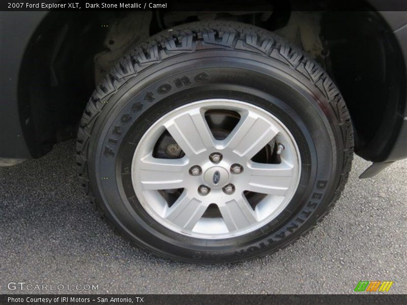 Dark Stone Metallic / Camel 2007 Ford Explorer XLT