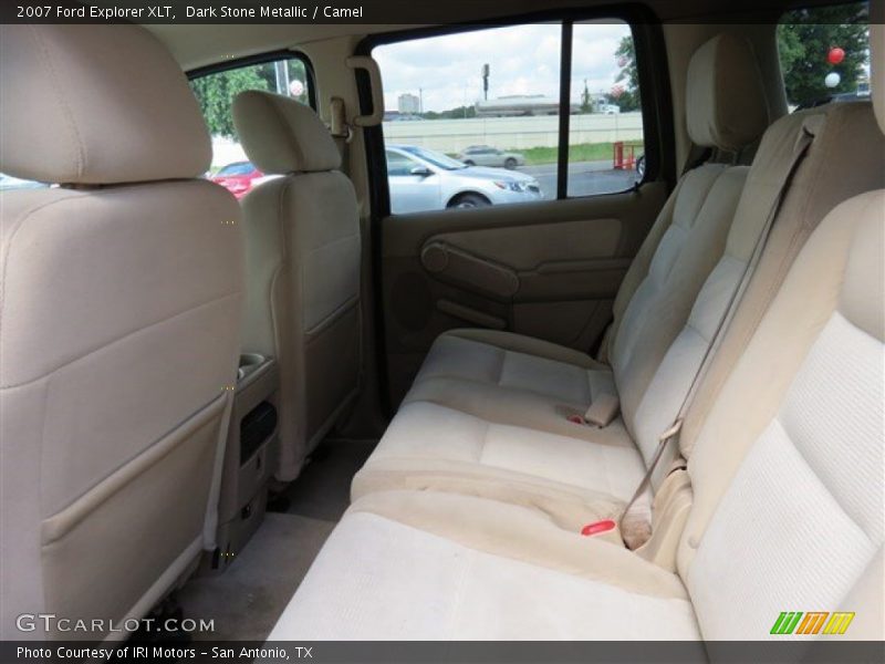 Dark Stone Metallic / Camel 2007 Ford Explorer XLT