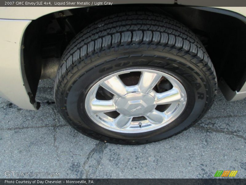 Liquid Silver Metallic / Light Gray 2007 GMC Envoy SLE 4x4