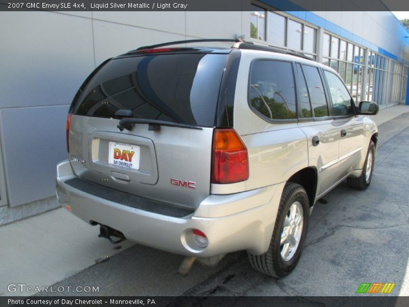 Liquid Silver Metallic / Light Gray 2007 GMC Envoy SLE 4x4