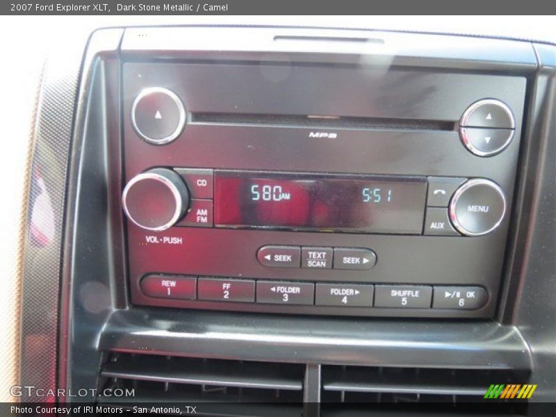 Dark Stone Metallic / Camel 2007 Ford Explorer XLT