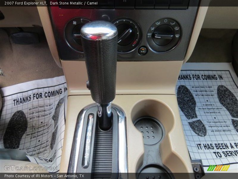 Dark Stone Metallic / Camel 2007 Ford Explorer XLT