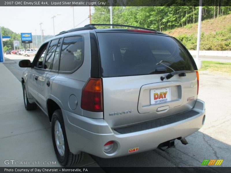 Liquid Silver Metallic / Light Gray 2007 GMC Envoy SLE 4x4