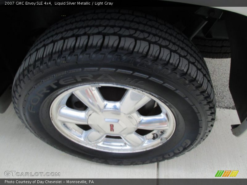 Liquid Silver Metallic / Light Gray 2007 GMC Envoy SLE 4x4
