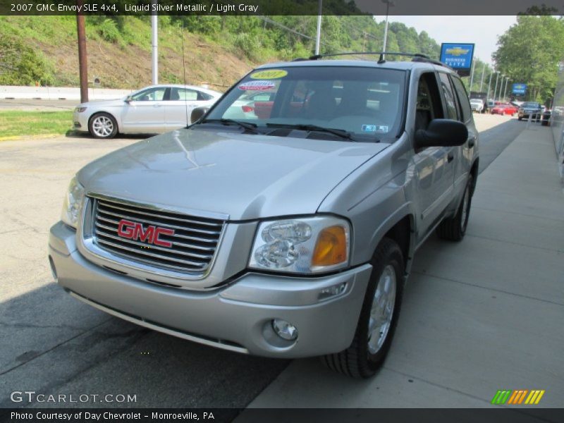 Liquid Silver Metallic / Light Gray 2007 GMC Envoy SLE 4x4