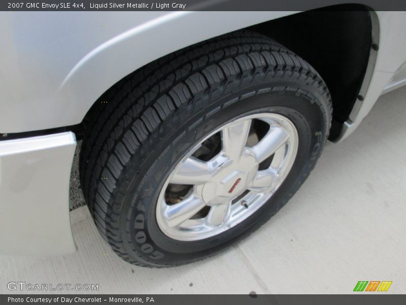 Liquid Silver Metallic / Light Gray 2007 GMC Envoy SLE 4x4