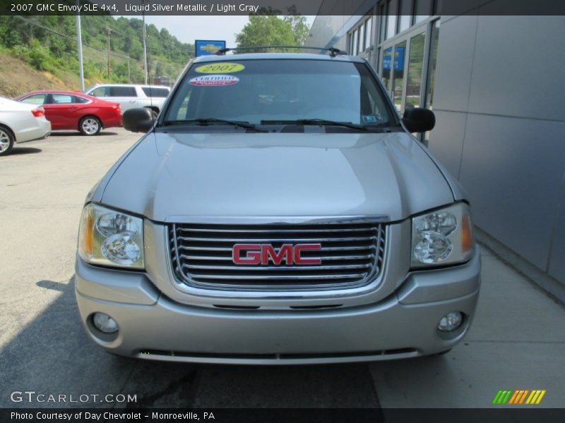 Liquid Silver Metallic / Light Gray 2007 GMC Envoy SLE 4x4