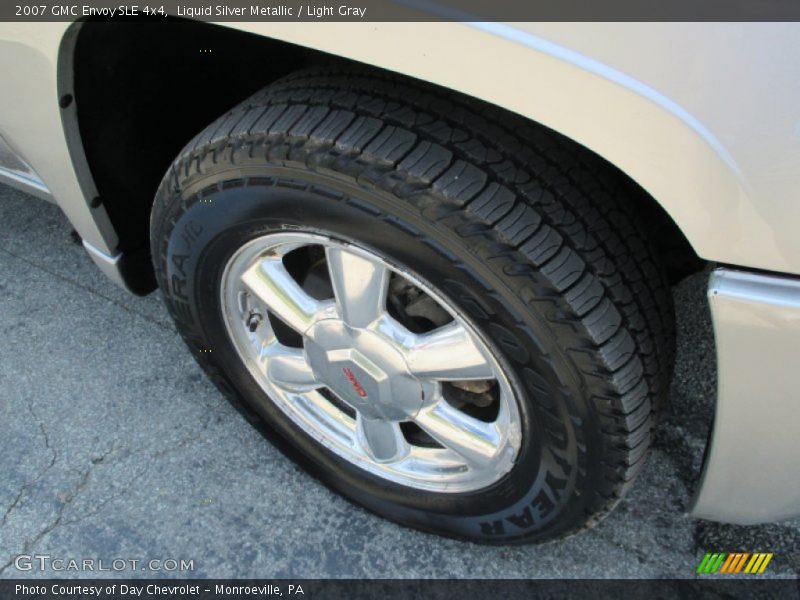 Liquid Silver Metallic / Light Gray 2007 GMC Envoy SLE 4x4