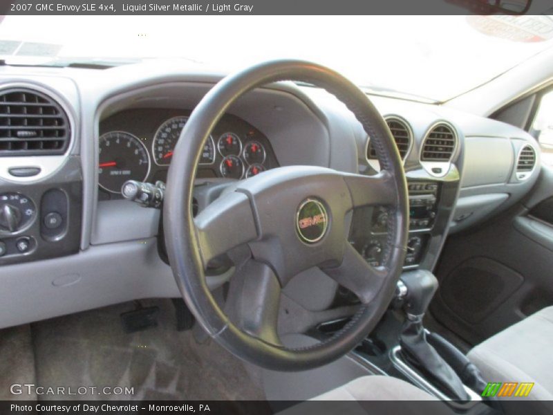 Liquid Silver Metallic / Light Gray 2007 GMC Envoy SLE 4x4