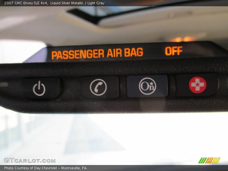 Liquid Silver Metallic / Light Gray 2007 GMC Envoy SLE 4x4