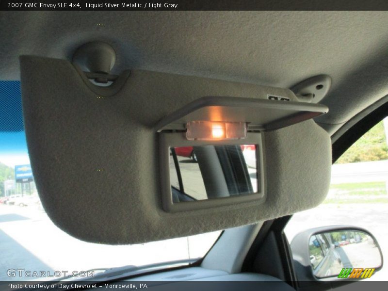 Liquid Silver Metallic / Light Gray 2007 GMC Envoy SLE 4x4