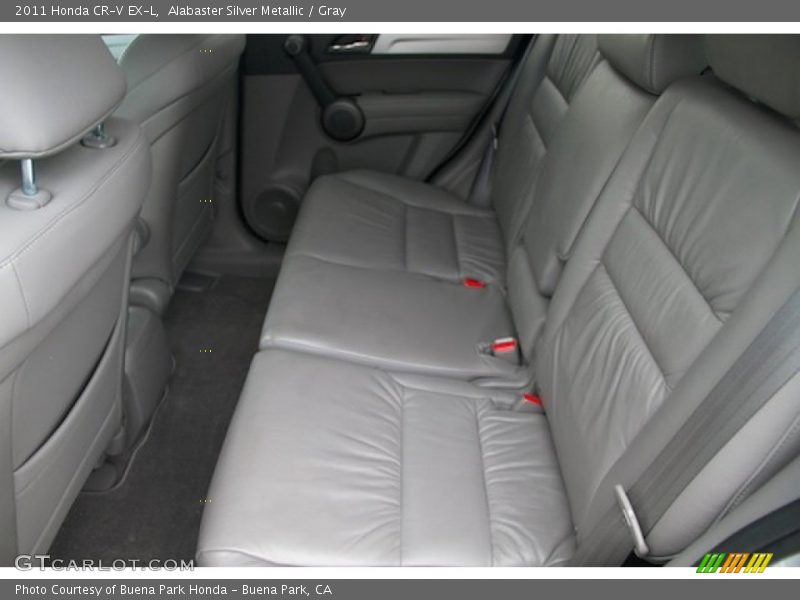 Alabaster Silver Metallic / Gray 2011 Honda CR-V EX-L