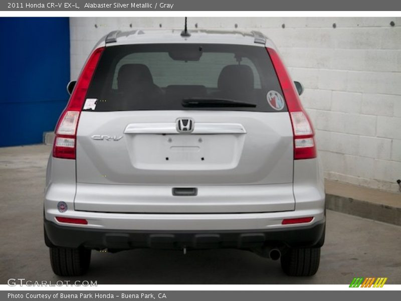 Alabaster Silver Metallic / Gray 2011 Honda CR-V EX-L