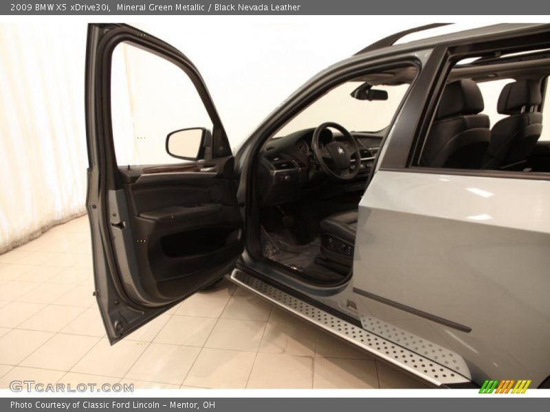 Mineral Green Metallic / Black Nevada Leather 2009 BMW X5 xDrive30i