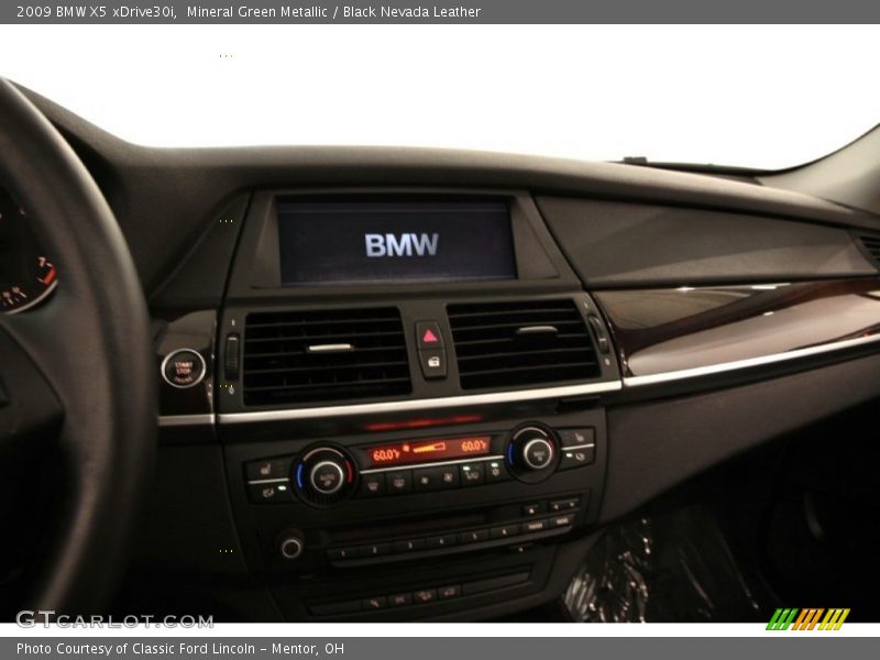 Mineral Green Metallic / Black Nevada Leather 2009 BMW X5 xDrive30i