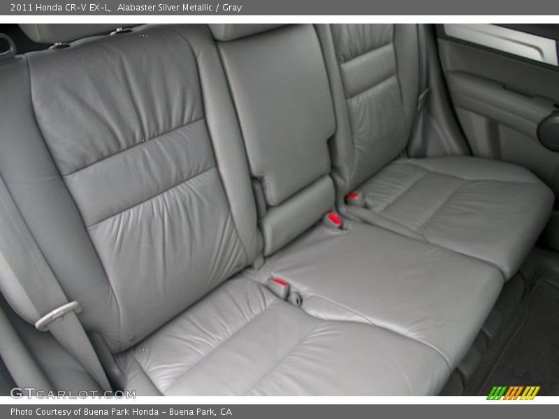Alabaster Silver Metallic / Gray 2011 Honda CR-V EX-L