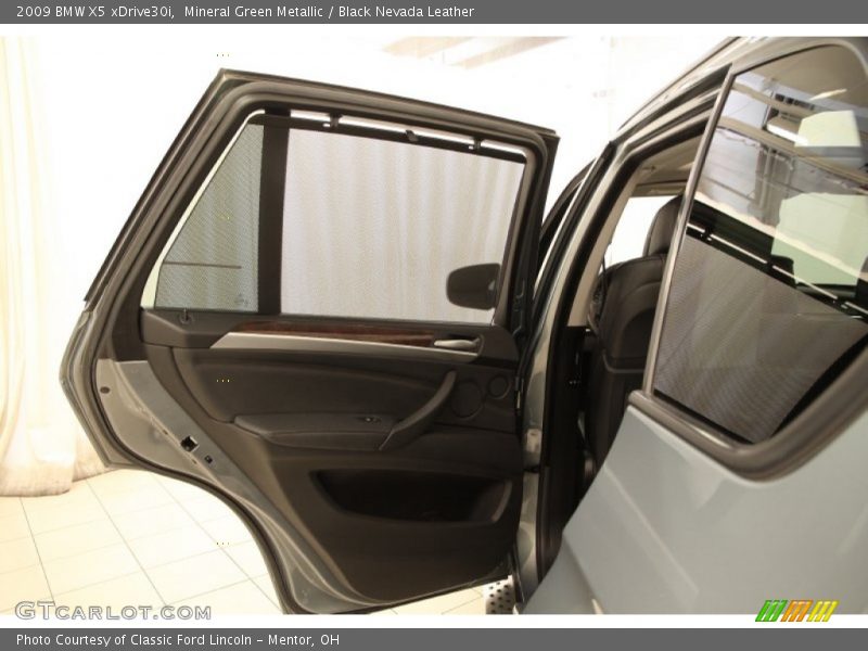 Mineral Green Metallic / Black Nevada Leather 2009 BMW X5 xDrive30i