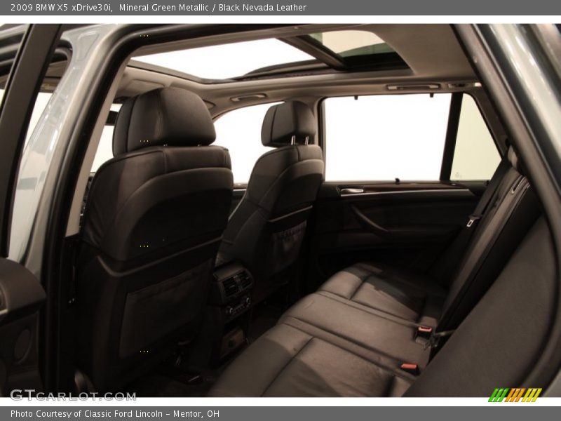 Mineral Green Metallic / Black Nevada Leather 2009 BMW X5 xDrive30i