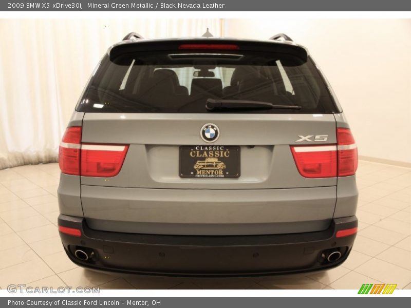 Mineral Green Metallic / Black Nevada Leather 2009 BMW X5 xDrive30i