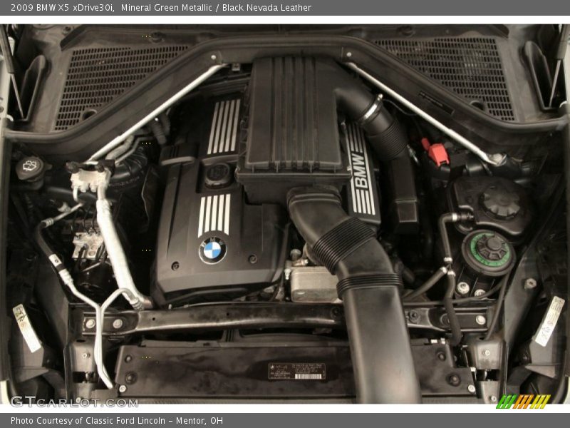 Mineral Green Metallic / Black Nevada Leather 2009 BMW X5 xDrive30i