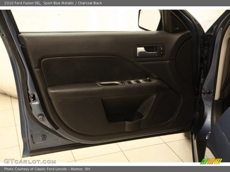 Sport Blue Metallic / Charcoal Black 2010 Ford Fusion SEL