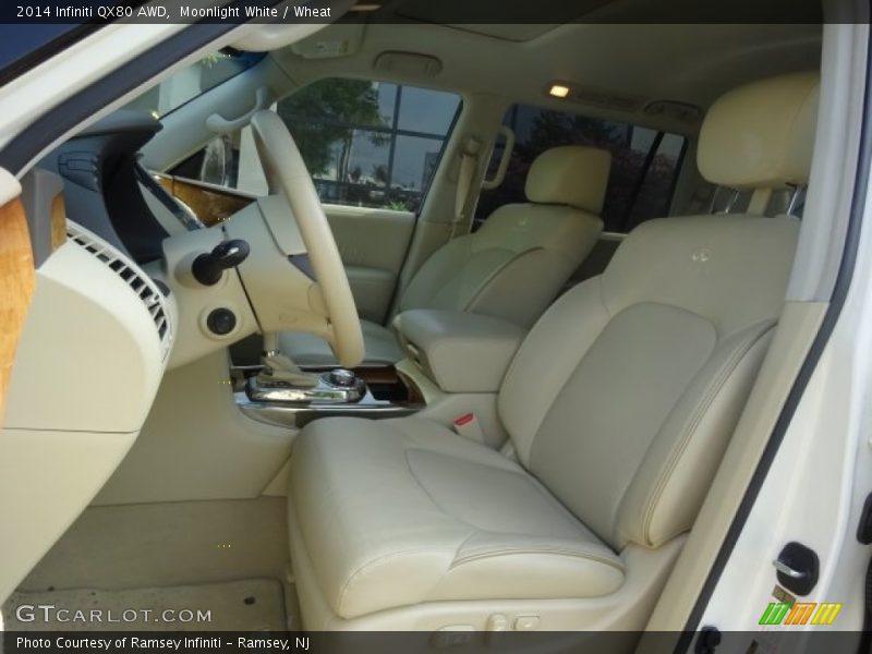 Front Seat of 2014 QX80 AWD