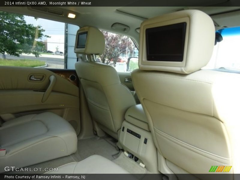 Moonlight White / Wheat 2014 Infiniti QX80 AWD