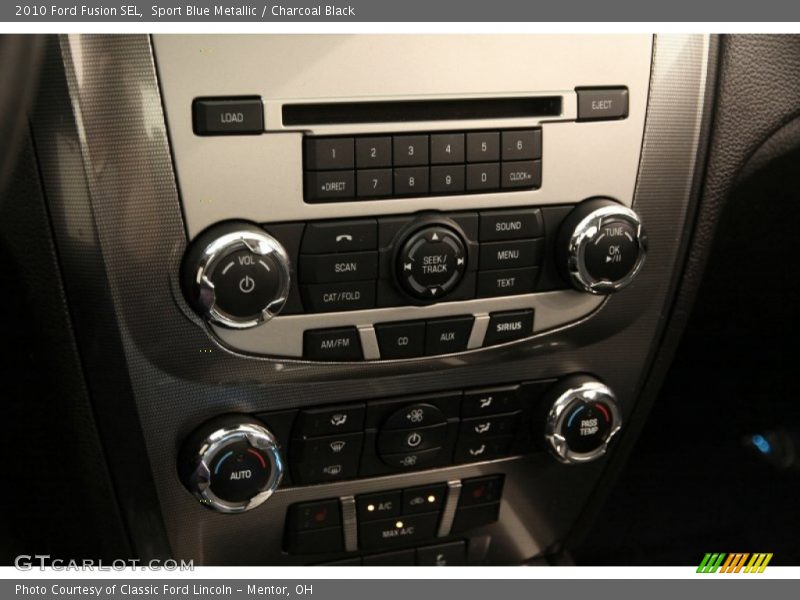 Sport Blue Metallic / Charcoal Black 2010 Ford Fusion SEL